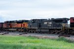 NS 4331 and a BNSF ACe trail on a westbound coal train